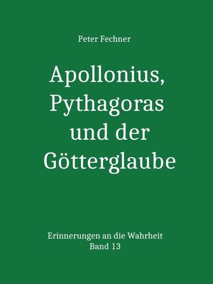 cover image of Apollonius, Pythagoras und der Götterglaube